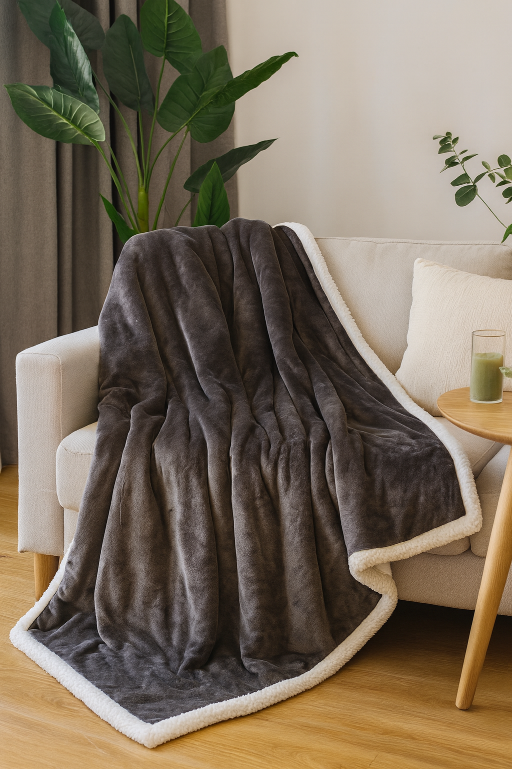 Luxurious Wool Throw Blanket