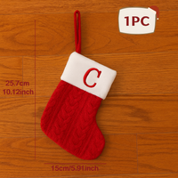 NEW - Festive Initial Stockings